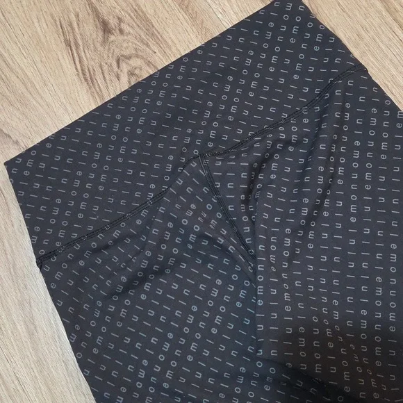 Lululemon Wunder Train High-Rise Tight 25" *Mirrorify Black Multi Size 10 - Picture 11 of 16